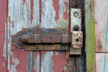 old rusty lock