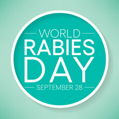 World Rabies day is observed every year on September 28, it is a preventable viral disease most often transmitted through the bite of a rabid animal, it infects the central nervous system of mammals.