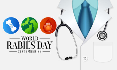 World Rabies day is observed every year on September 28, it is a preventable viral disease most often transmitted through the bite of a rabid animal, it infects the central nervous system of mammals. - Powered by Adobe
