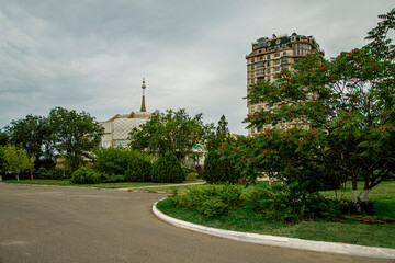 Fototapeta premium Актау. Виды города