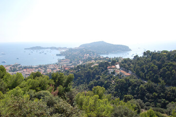 Fototapeta na wymiar View of the coast. Cote d'Azur