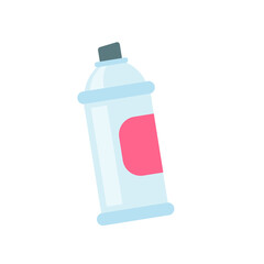 A set of brush heads and paint buckets for creating art from the artist's creativity.