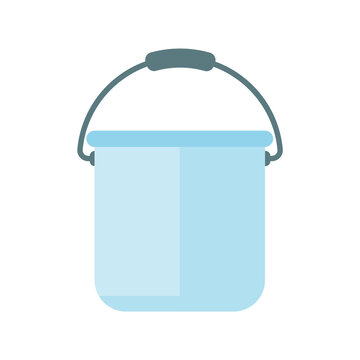 recommend clip art: A set of brush heads and paint buckets for creating art from the artist's creativity.