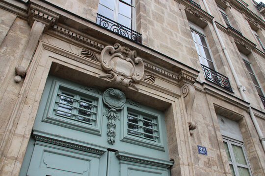 residential building at bourbon quay in paris (france) 