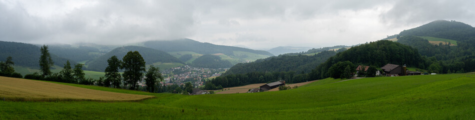 Fototapeta na wymiar In der Schweiz bei Aarau