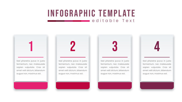 Colorful Business Info graphic design template Vector with icons and options or steps. Can be used for process diagram, presentations, work-flow layout, banner, flowchart, info graph