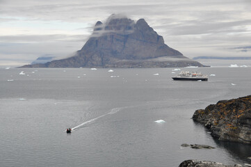Grönland Eis und Landschaft - obrazy, fototapety, plakaty