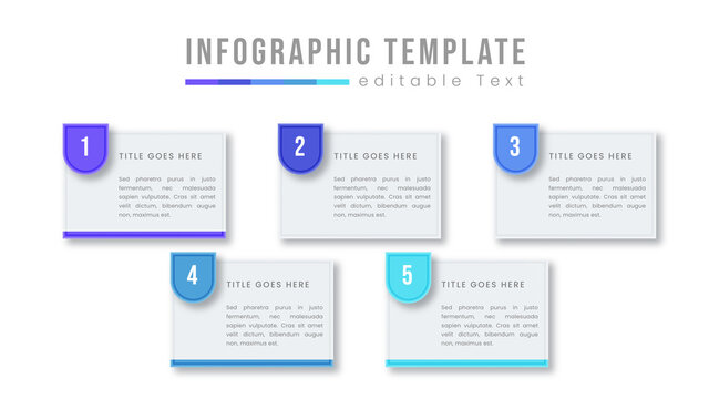 Colorful Business Info graphic design template Vector with icons and options or steps. Can be used for process diagram, presentations, work-flow layout, banner, flowchart, info graph