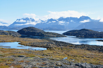 Fototapeta na wymiar Grönland Eis und Landschaft