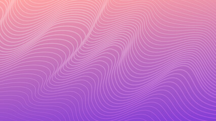 Modern colorful gradient background with wavy lines