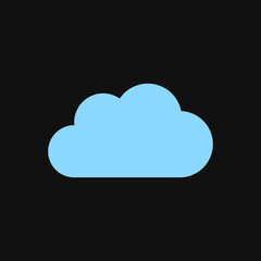 vector cloud icon