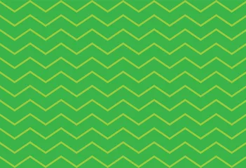 Gordijnen Geruite check diagonale stof naadloze structuurpatroon. Vectorillustratie. (groen geel) © TakDesign