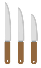 A Kitchen Knife set