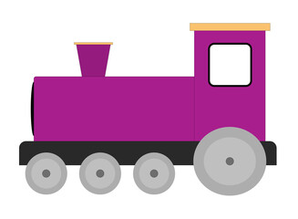 Toy train in Purple