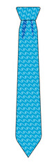 A neck tie in Waves