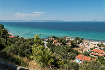 Fototapeta premium Greece, Afytos, the coast of Afytos