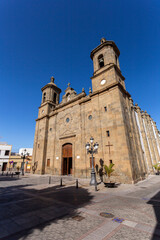 Fototapeta na wymiar Church of San Sebastián in Gran Canaria