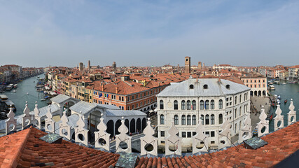 Fototapeta na wymiar Venedig - Blick über den Canal Grande