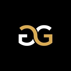 Letter GG monogram logo designs