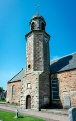 Church Tower, Elie Parish Church, Fife, Scotland, UK