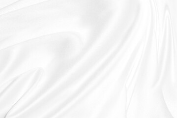 Fototapeta na wymiar white clean and soft fabric abstract smooth beauty textured. fashion textile free style shape decorate background