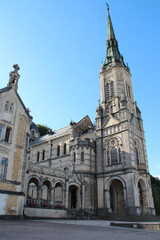 Fototapeta na wymiar Sainte-Jeanne-d'Arc basilica in Domrémy-la-Pucelle (france) 