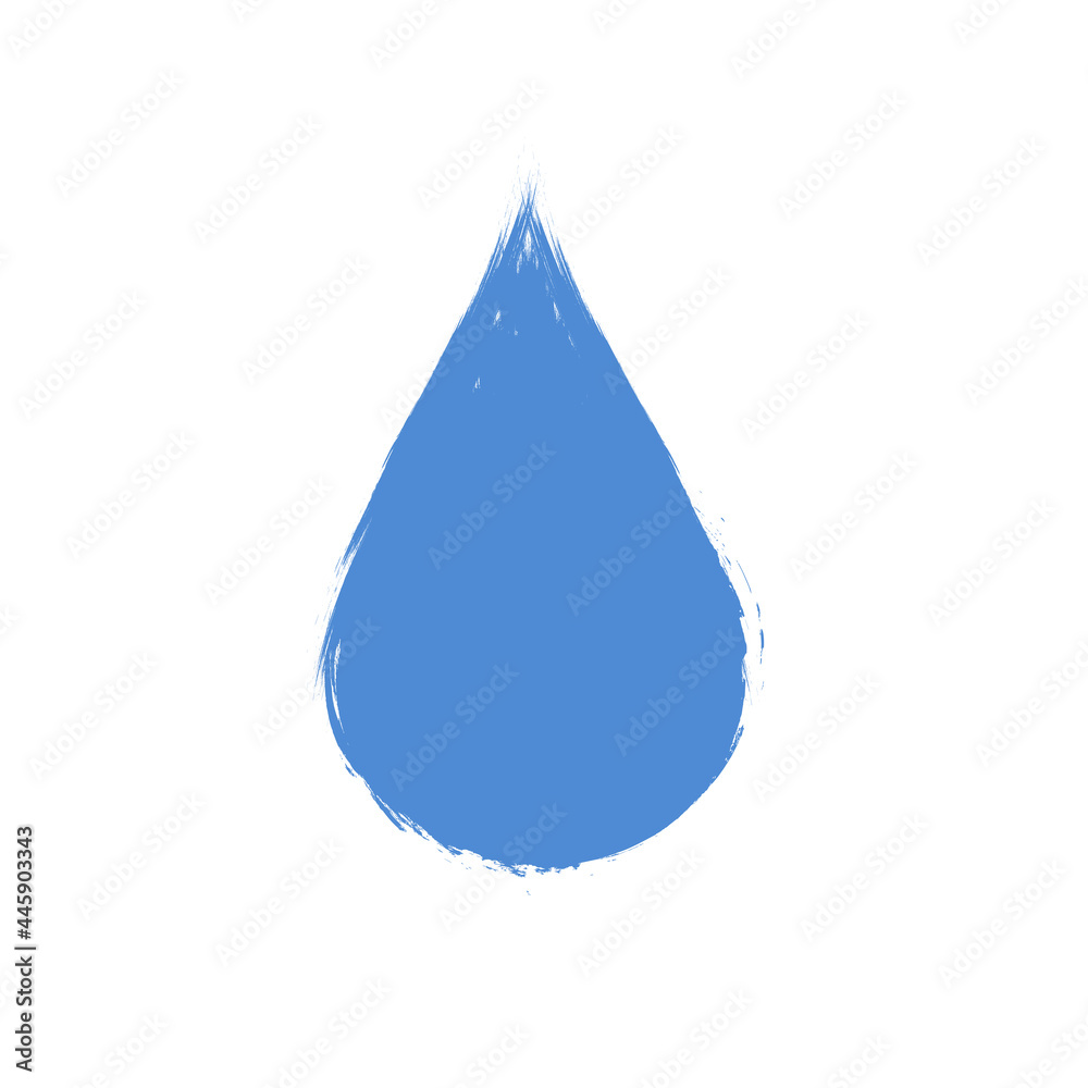 Wall mural Water drop icon, graphic design template, vector illustration