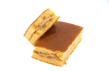 biscuit cake isolated