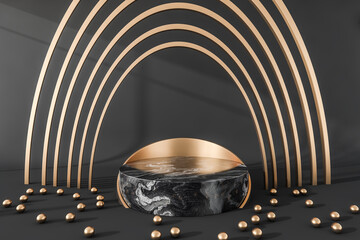 Mockup place for jewellery advertisement