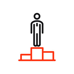 career icons symbol vector elements for infographic web