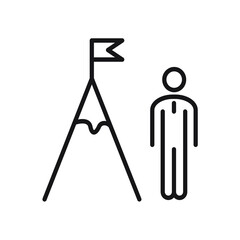 career icons symbol vector elements for infographic web