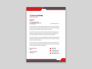 Professional Business Letterhead Design, Modern letterhead template