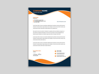 Professional Business Letterhead Design, Modern letterhead template