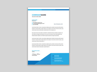 Professional Business Letterhead Design, Modern letterhead template