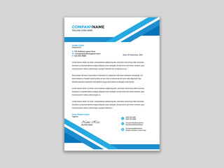 Professional Business Letterhead Design, Modern letterhead template