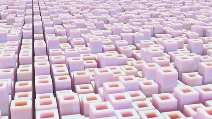 Fototapeta premium abstract 3d cubes background