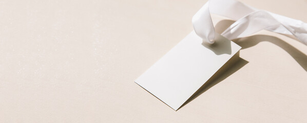 mockup label for clothing 