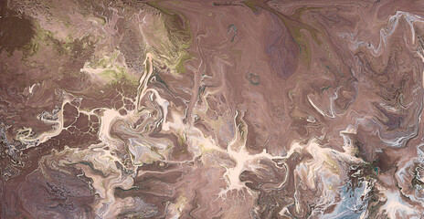 Liquid abstract marble painting background, lavender-golden glitter acrylic marble with gold glitter veins, fluid art painting in alcohol ink mixture. Marble stone paints with glowing golden veins.