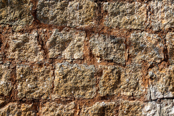 Stone wall as a background or texture.