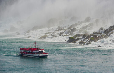 View of Horseshoe Fall, Niagara Falls, Ontario, Canada.