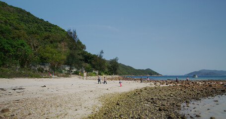Sharp island in Hong Kong