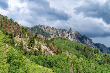 Naklejka premium Mountain landscape