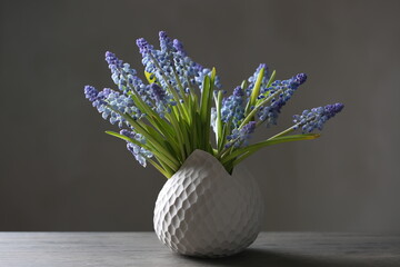 irises flowers in a vase