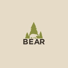 bear vector logo

