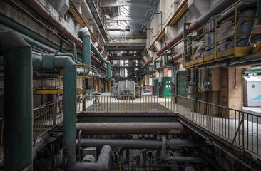 an abandoned power plant 