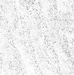Abstract vector noise. Small particles of debris and dust. Distressed uneven background. Grunge texture overlay with fine grains isolated on white background. Vector illustration. EPS10.