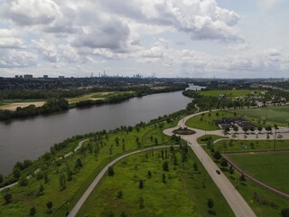 Aerial photos. County park. NJ