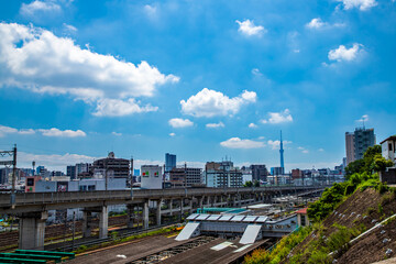 Obraz premium 東京都 田端駅・風景