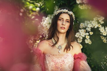 princess in a magic rose garden © zea_lenanet