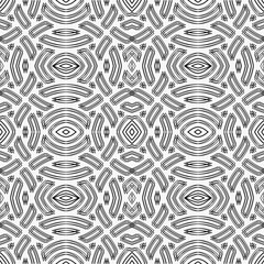 Psychodelic seamless geometric pattern.